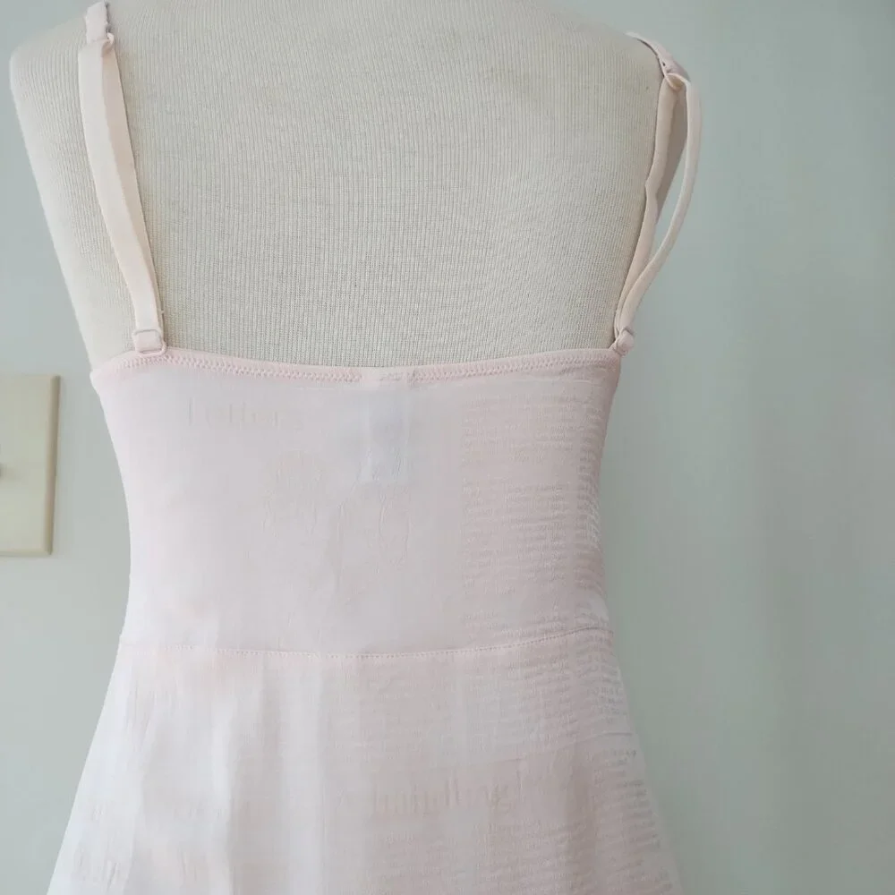 John Galliano Lingerie newspaper print vintage style silk slip dress - Picture 16 of 16